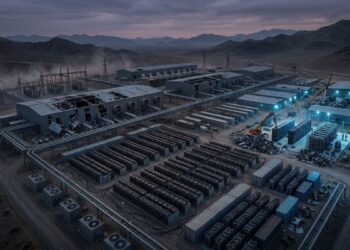 Representación de empresa de minería en decadencia y la construcción de un nuevo centro de datos.