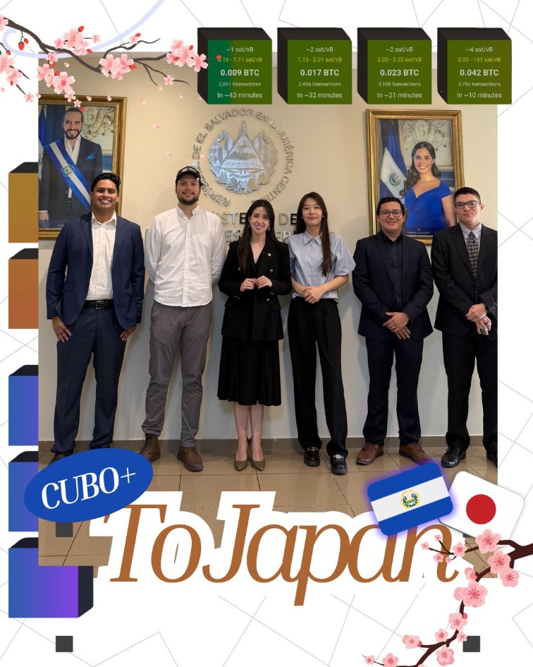 Fotografía de los graduandos de CUBO+ que viajarán a Japón.