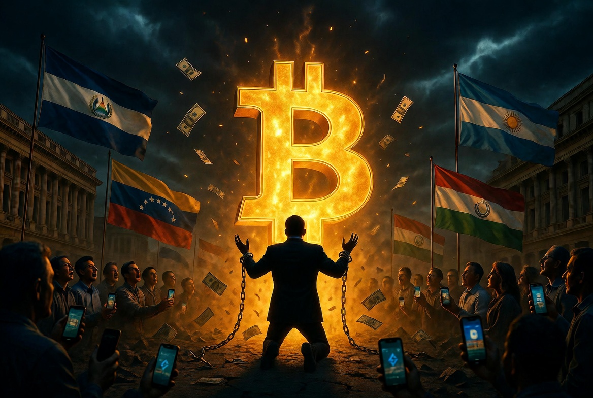 Gobiernos de Latinoamérica se rinden ante Bitcoin y las criptomonedas