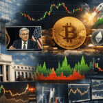 Collage de imágenes que ilustra los diferentes factores fundamentales que impactan hoy en el precio de las criptomonedas.