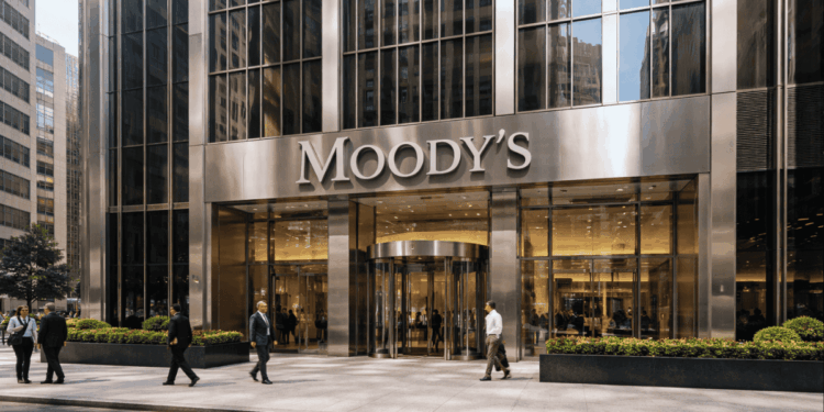 Edificio corporativo de Moody's (imagen generada con inteligencia artificial).
