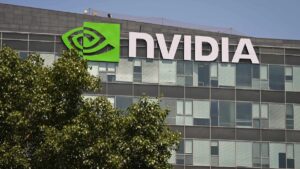 Fotografía de edificio de Nvidia en EE. UU.