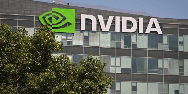 Fotografía de edificio de Nvidia en EE. UU.