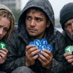 Personas con USDT, USDC en las manos, sintiéndose desprotegidas.