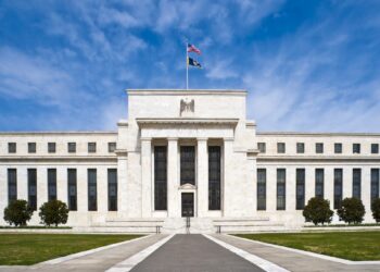 Fotografía del edificio de la Reserva Federal.