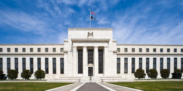 Fotografía del edificio de la Reserva Federal.