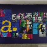 Fotografía del mural revelado en la UCAB.