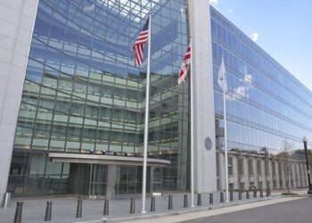 Fotografía de la sede de la SEC, en Washington.