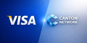 Logo de VISA junto al de Canton Network.