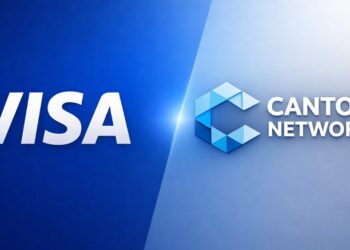 Logo de VISA junto al de Canton Network.