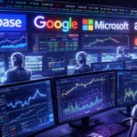 Un centro financiero con agentes de IA operando.