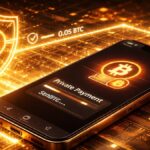 Una wallet de Bitcoin emitiendo un pago silencioso.