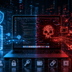 Una computadora siendo atacada por un malware.