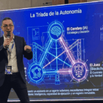 Carlos Moreno de Cavecom durante la Cumbre Crypto Global celebrada en Margarita al oriente de Venezuela.