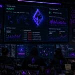 Un equipo de seguridad evitando ataques y hackeos.