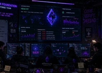 Un equipo de seguridad evitando ataques y hackeos.