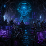 Hackers operando desde una cueva con robots de IA.