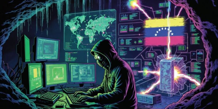 Un hacker operando para atacar servicios de internet de Venezuela.