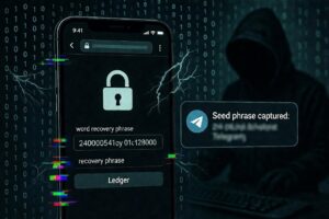 Un hacker operando para robar criptomonedas a usuarios de Ledger.