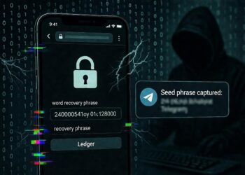 Un hacker operando para robar criptomonedas a usuarios de Ledger.
