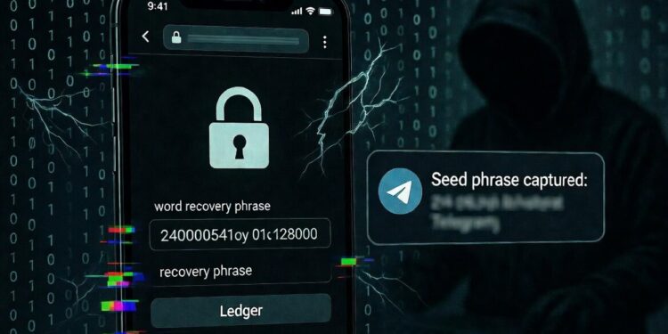 Un hacker operando para robar criptomonedas a usuarios de Ledger.