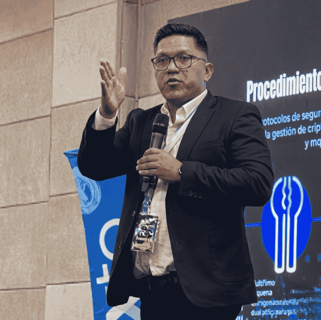 Jhon Montesinos, CEO of the RECripto network of Croptoenthusiasts.