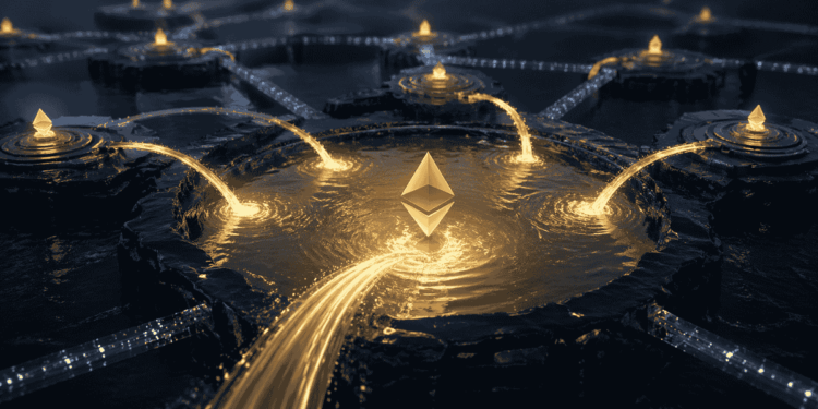 Imagen que muestra a otros protocolos "inyectando" al sistema afectado con ETH.