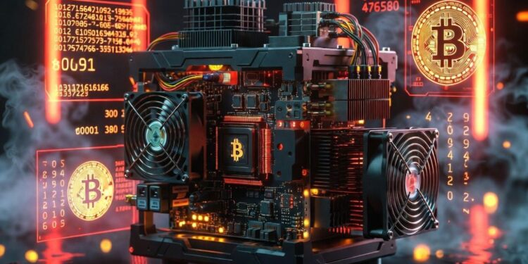 Un ASIC para minar Bitcoin.