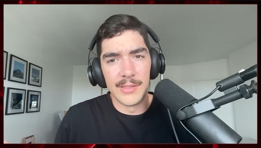 Nic Carter en una entrevista.