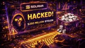 Un hacker operando en una plataforma de Solana.