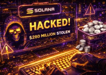 Un hacker operando en una plataforma de Solana.