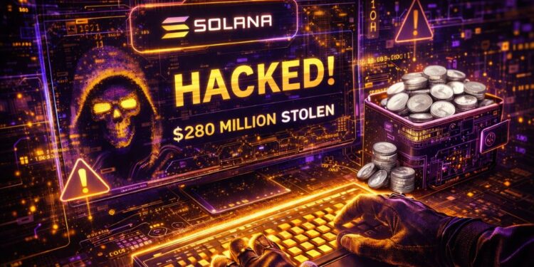 Un hacker operando en una plataforma de Solana.
