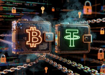 Una wallet de BTC crada por Tether.