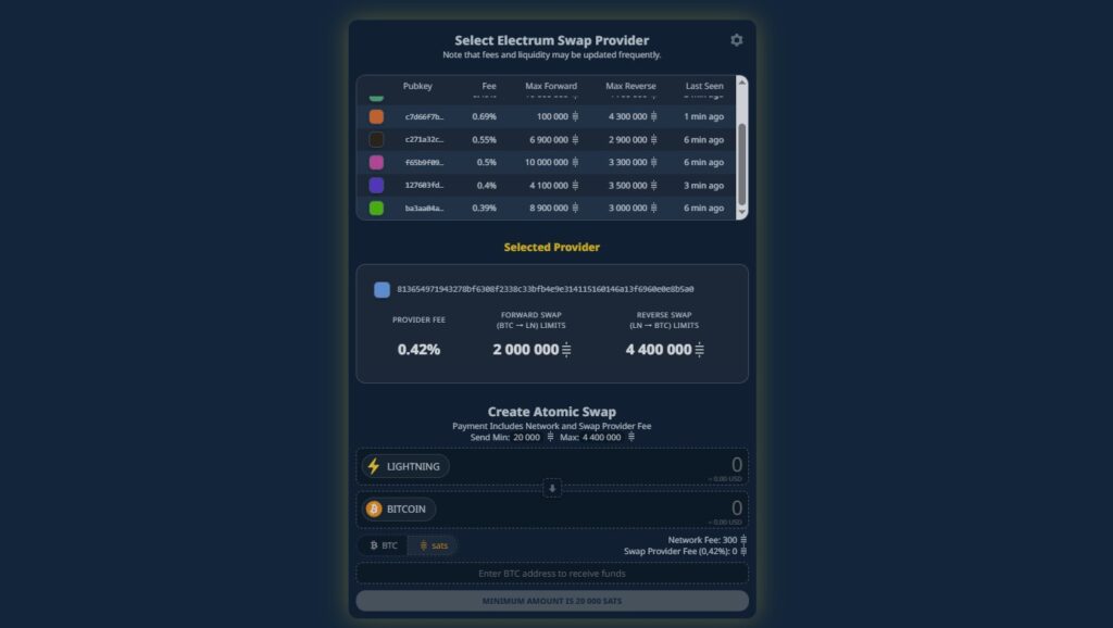 Whale Exchange interface