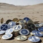 criptomonedas y detrás un desierto inóspito