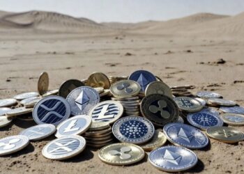 criptomonedas y detrás un desierto inóspito