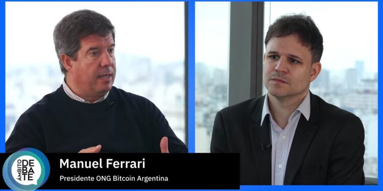 Manuel Ferrari de la ONG Bitcoin Argentina ofrece una entrevista a Ámbito