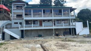 Fotografía del hotel de Bitcoin de República Dominicana en construcción.