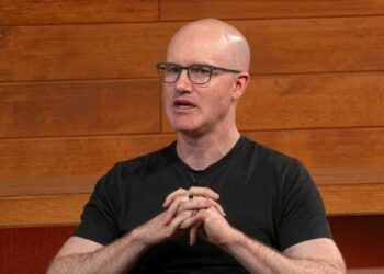 Fotografía del CEO de Coinbase, Brian Armstrong.