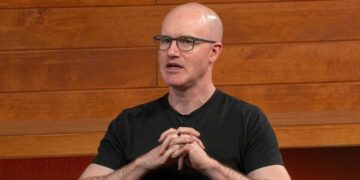 Fotografía del CEO de Coinbase, Brian Armstrong.