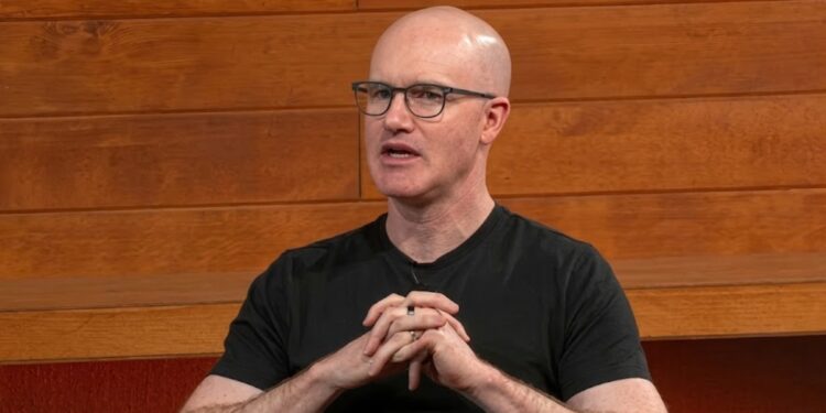 Fotografía del CEO de Coinbase, Brian Armstrong.