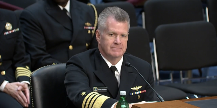 El almirante Samuel Paparo