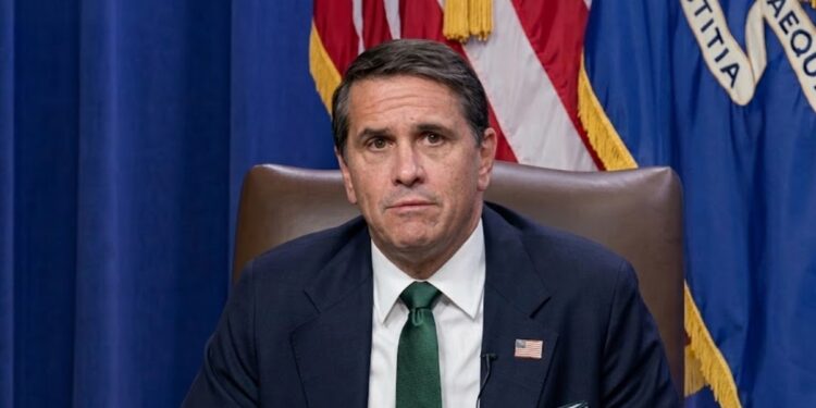 Fotografía del fiscal interino de EE. UU., Todd Blanche.