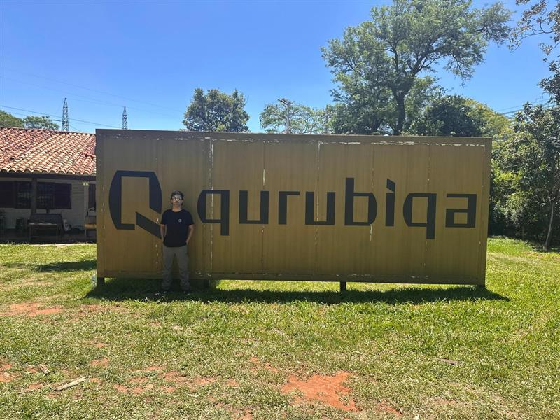 Joel Fernández Koloff at the Q Qurubica mining facilities.