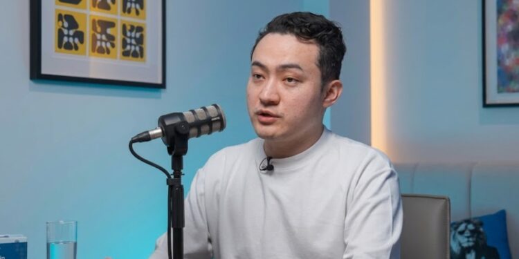 Fotografía de Justin Sun, el fundador de Tron.