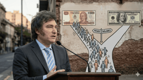 Javier Milei: «La gente no quiere dolarizar»