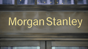 Letrero de Morgan Stanley.