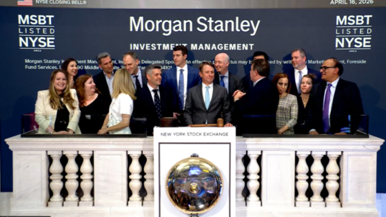 La Bolsa de Nueva York celebró con campanazos el ETF de bitcoin de Morgan Stanley