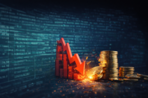 Imagen de un proceso de intercambio de criptomonedas.