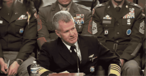 aptura de pantalla de la declaración de Samuel Paparo, jefe del INDOPACOM.